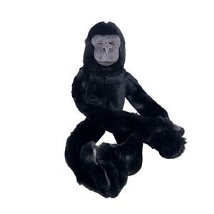 Monkey Hugger Plush It's All Greek To Me Black 18" Hook & Loop Hands Toy #510601